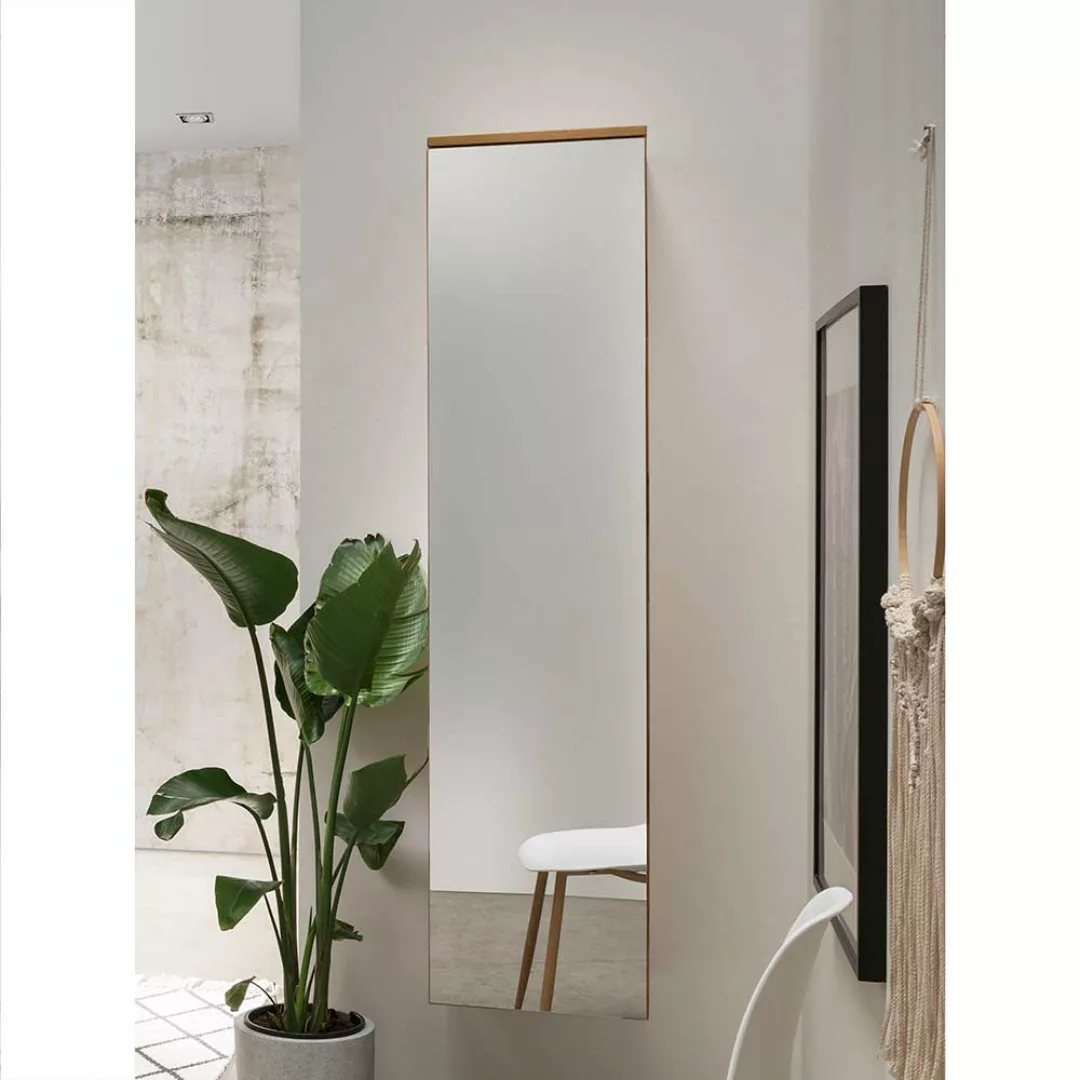 Spiegelschrank Garderobe aus Asteiche Massivholz 165 cm hoch günstig online kaufen
