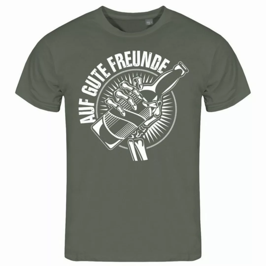 deinshirt Print-Shirt Herren T-Shirt Auf gute Freunde Funshirt mit Motiv günstig online kaufen