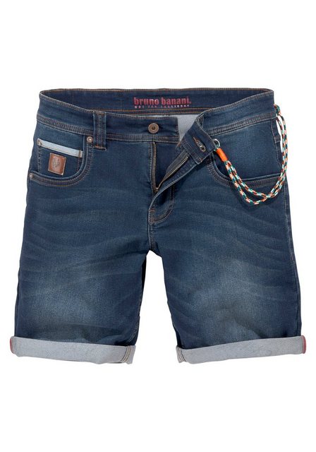 Bruno Banani Jeansshorts (Set, 2-tlg., mit Band) günstig online kaufen