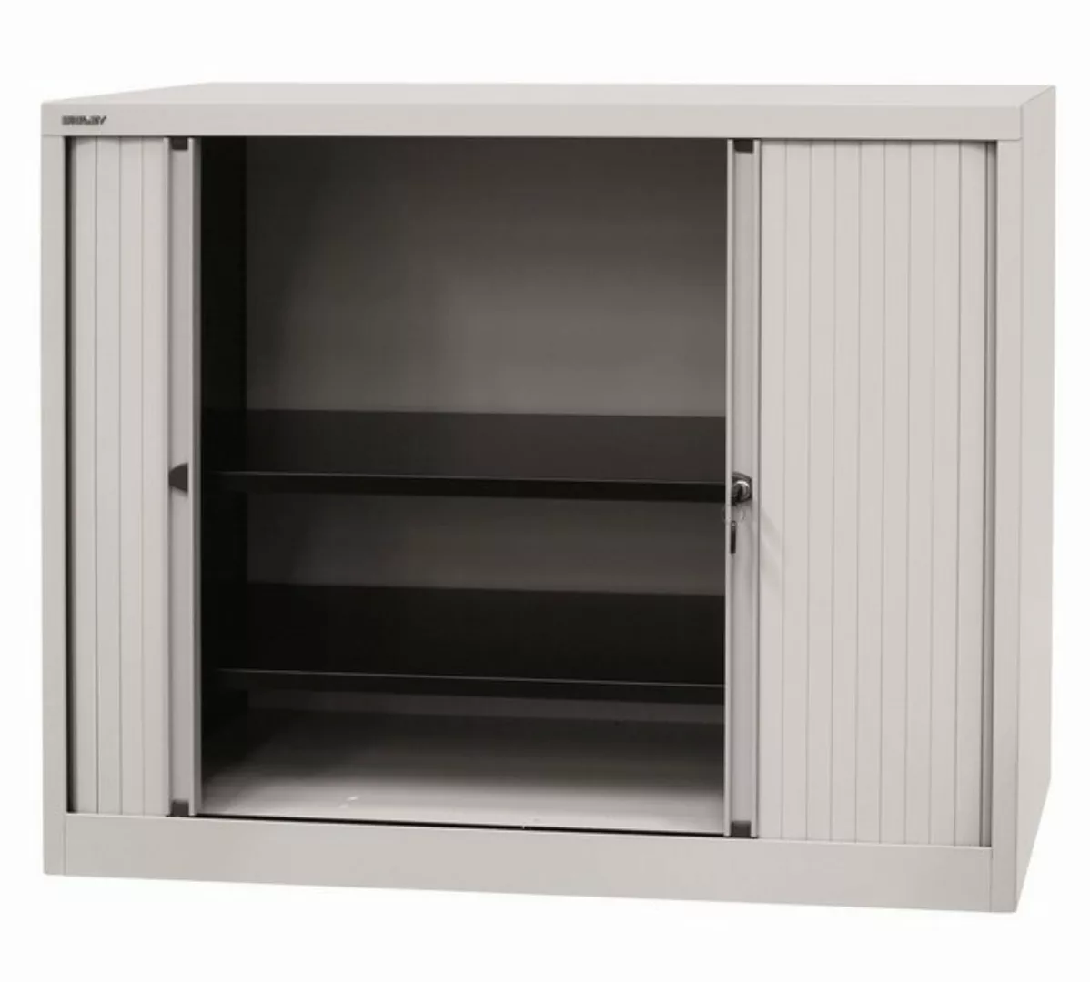 Bisley Rollladenschrank Rollladenschrank EuroTambour in Silber - Maße: H 10 günstig online kaufen