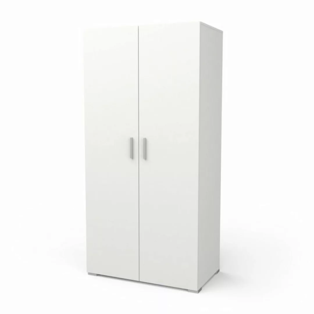 freiraum Drehtürenschrank IZZY in Matt weiß - 90,3x188,2x51,7cm (BxHxT) günstig online kaufen