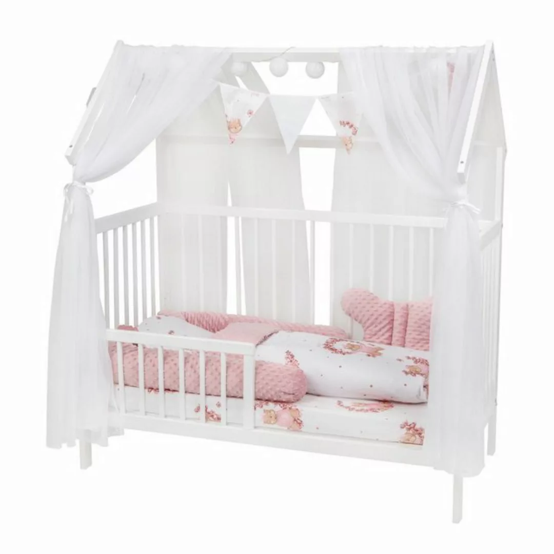 Babyhafen Babybett BETTY Kinderbett 60x120 Matratze Komplettbett Minky Bett günstig online kaufen