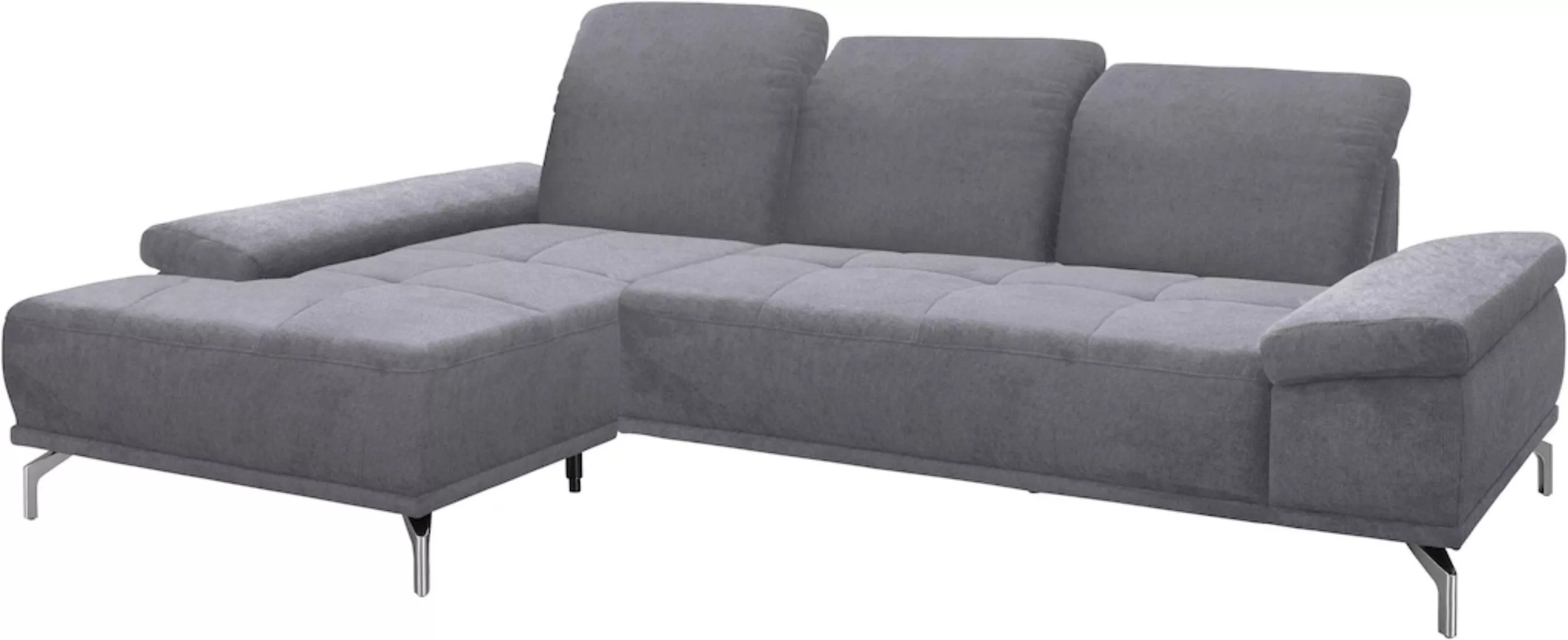 Places of Style Ecksofa Caluna L-Form, mit Sitztiefen- und Kopfteilverstell günstig online kaufen