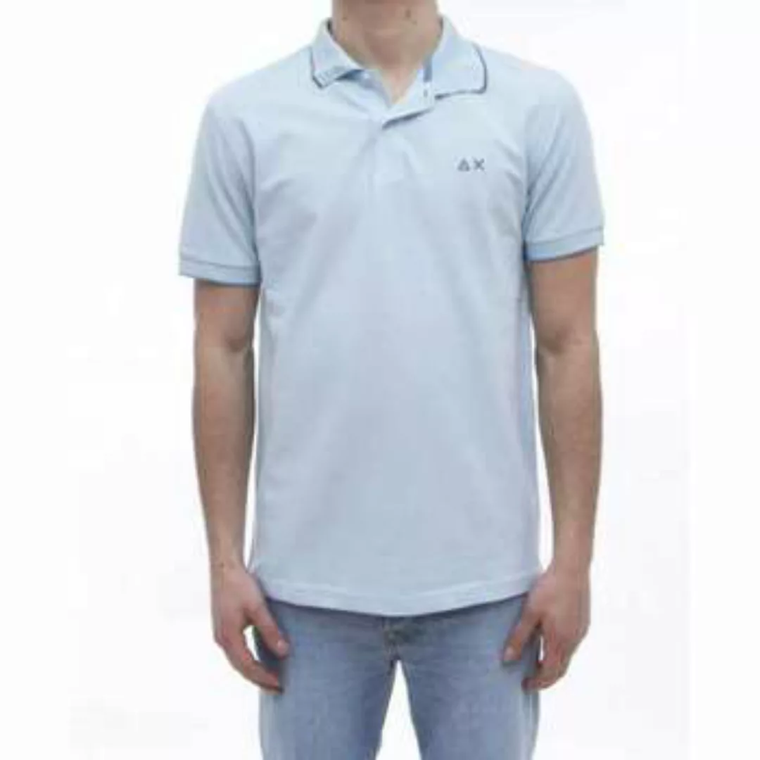 Sun68 Poloshirt Small Stripe Collar Greige - Größe L günstig online kaufen