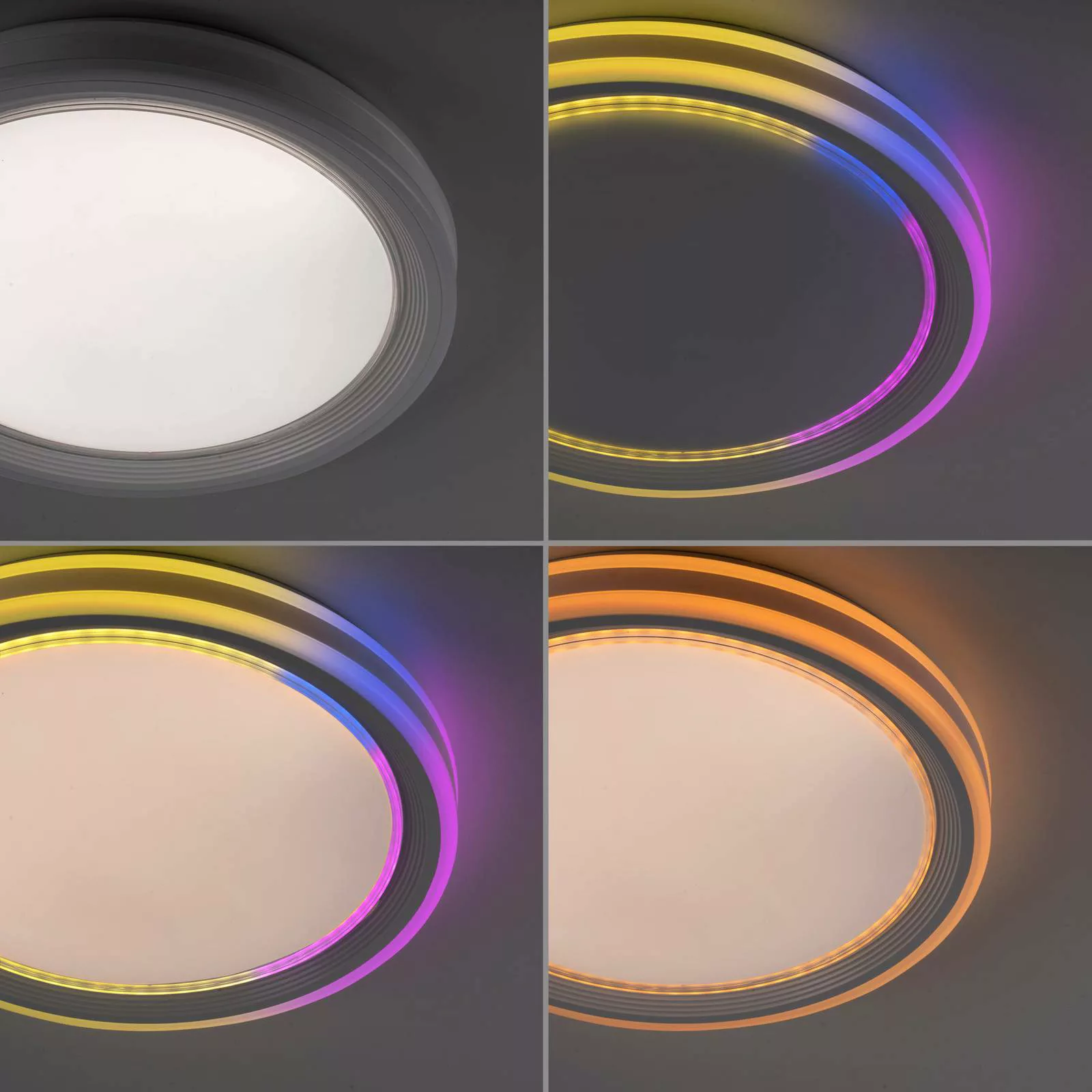 LED-Deckenleuchte Spheric, CCT, RGB, Ø 48cm günstig online kaufen