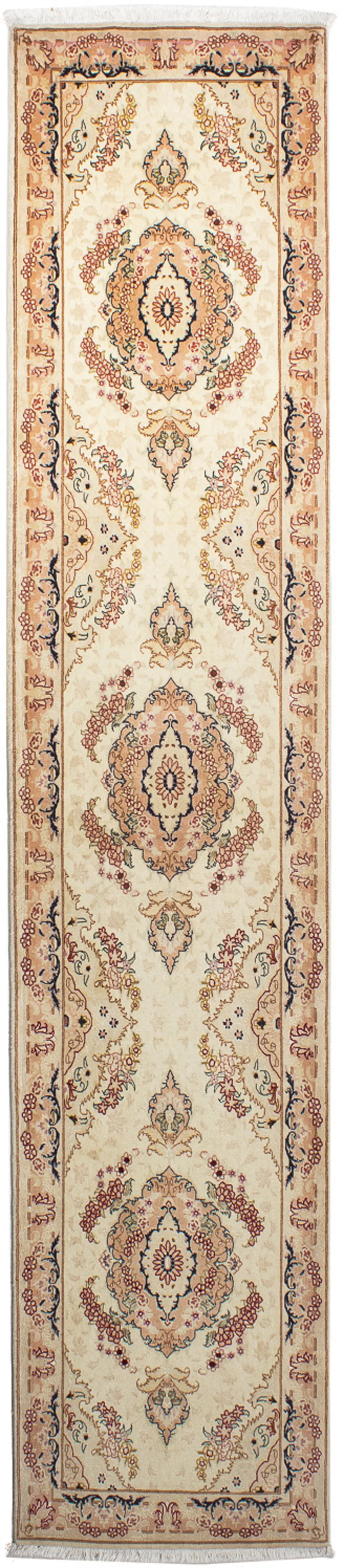 morgenland Orientteppich »Perser - Täbriz - Royal - 306 x 74 cm - beige«, r günstig online kaufen