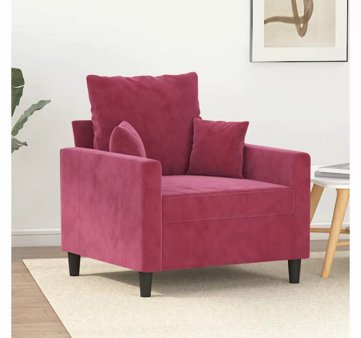 vidaXL Sofa Sofa Samt 3 Sitzer 2 Sitzer Sessel 1 Sitzer verschiedene Farben günstig online kaufen