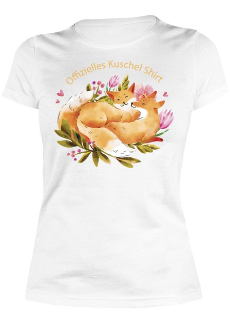 Art & Detail Shirt T-Shirt Offizielles Kuschel Schlafshirt mit Fuchs u. Füc günstig online kaufen