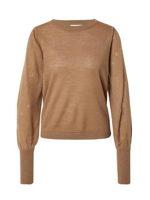 Vila Strickpullover VIAVA (1-tlg) Drapiert/gerafft günstig online kaufen