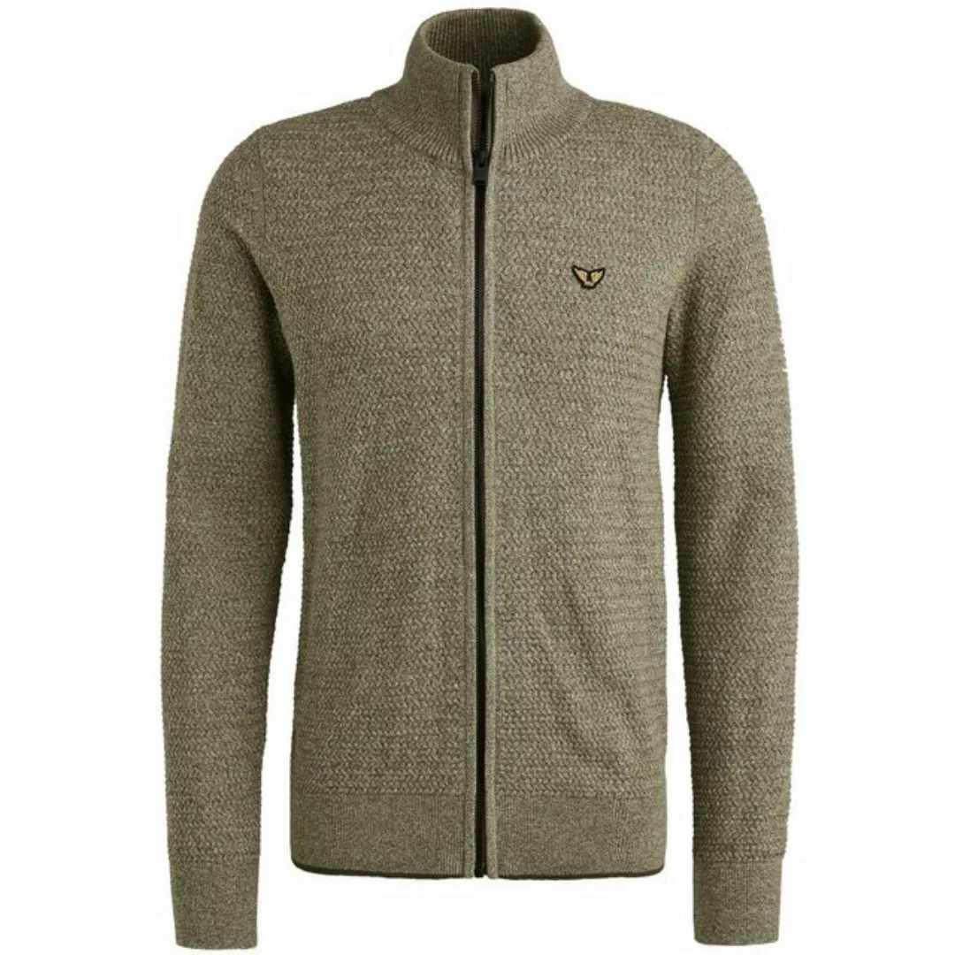 PME Legend Strickjacke Mouliné Grün - Größe XXL günstig online kaufen