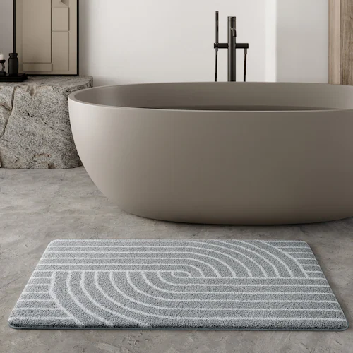 Wecon home Basics Badematte »Hilda«, waschbar, rutschfest, strapazierfähig, günstig online kaufen