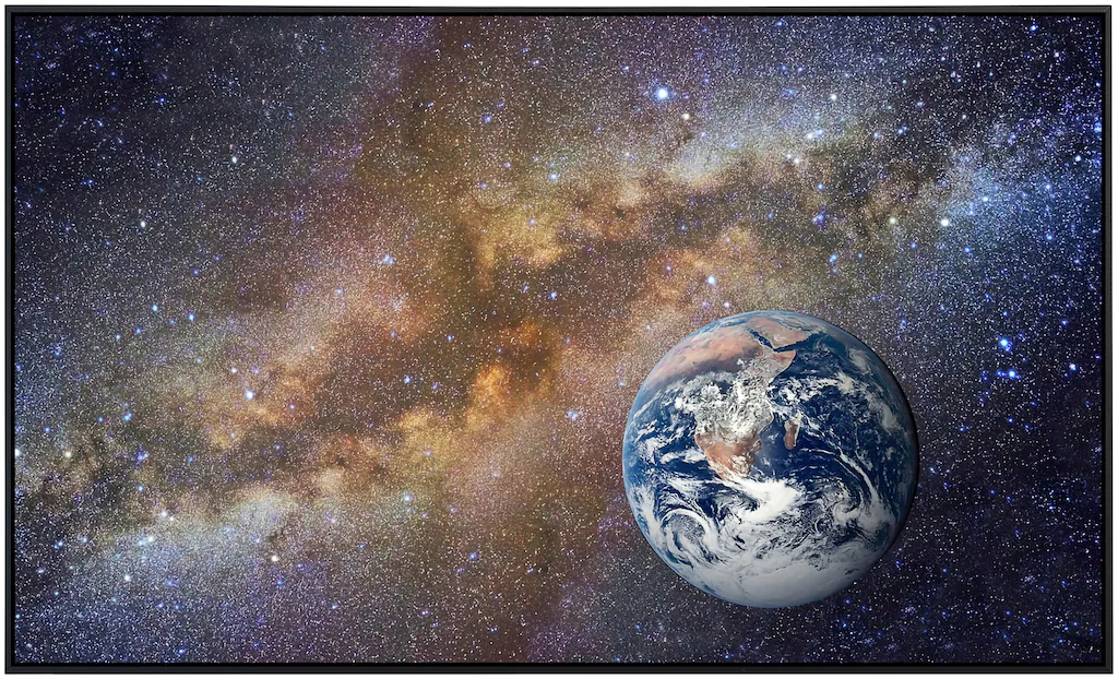 Papermoon Infrarotheizung »Universum mit Erde«, sehr angenehme Strahlungswä günstig online kaufen