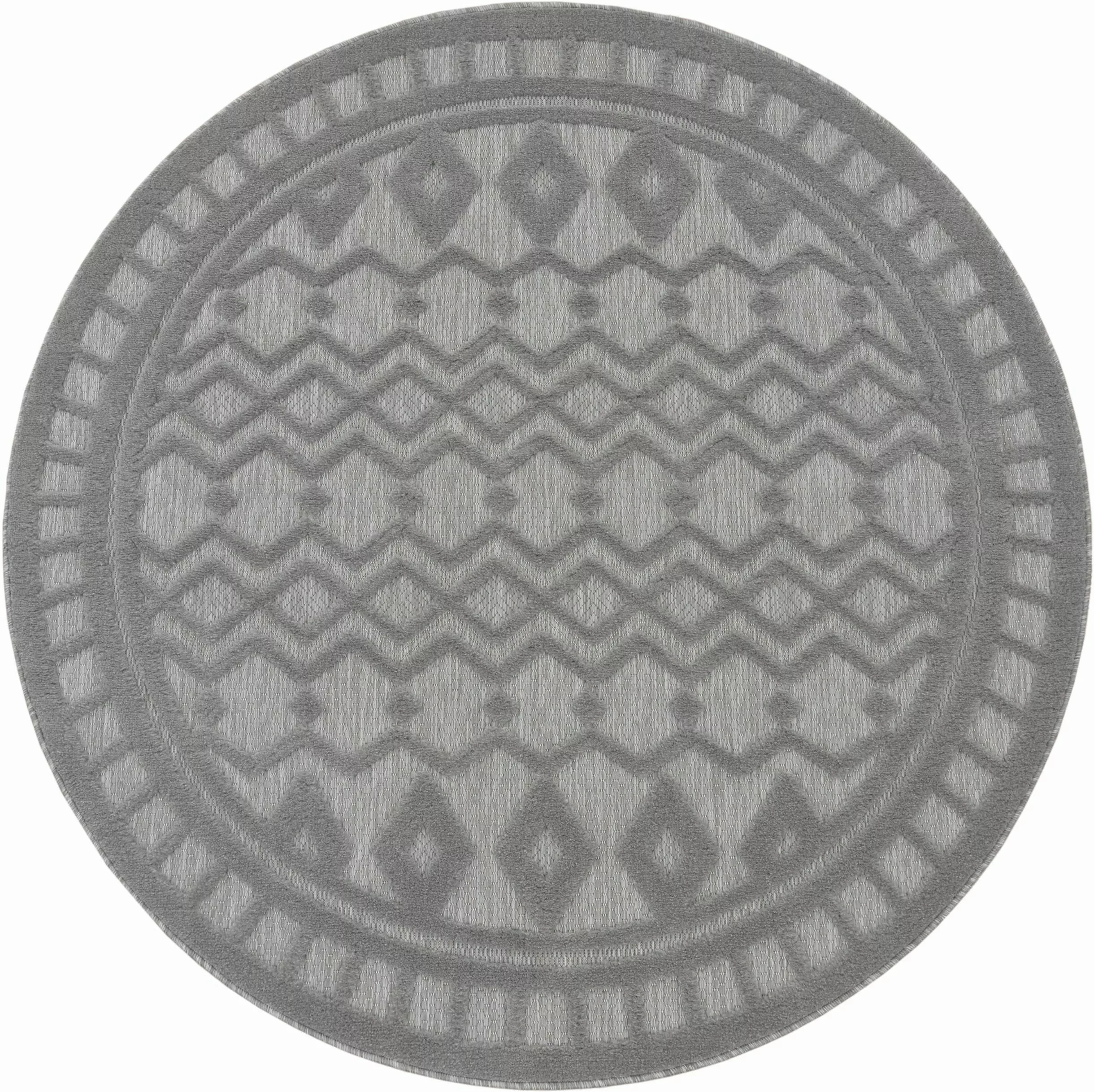 Paco Home Teppich Livorno 671, rund, günstig online kaufen