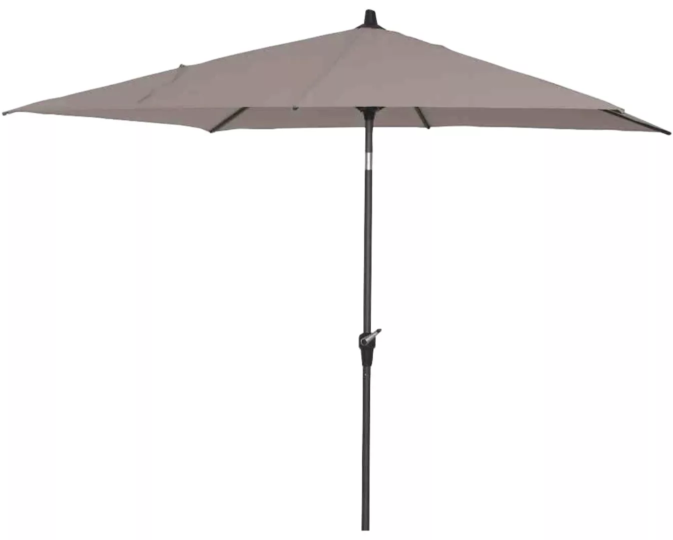 Siena Garden Marktschirm Avio 200 cm x 250 cm Anthrazit mit Kurbelmechanik günstig online kaufen