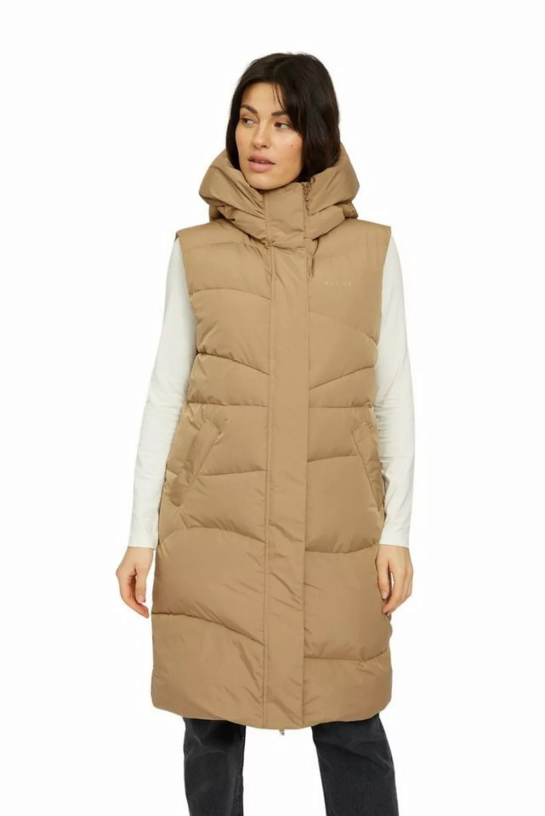 MAZINE Winterjacke WANDA VEST Beige Vegane Damen Winterweste günstig online kaufen