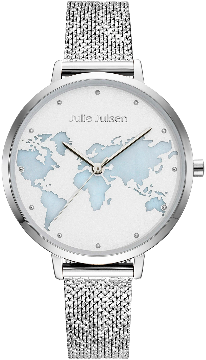 Julie Julsen Quarzuhr "World Silver, JJW1399SME" günstig online kaufen