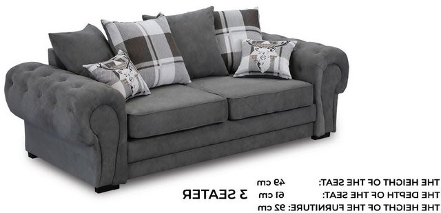 Xlmoebel Sofa Sofa mit drei Sitzen, Polstermöbel aus Samtstoff, 224 cm brei günstig online kaufen