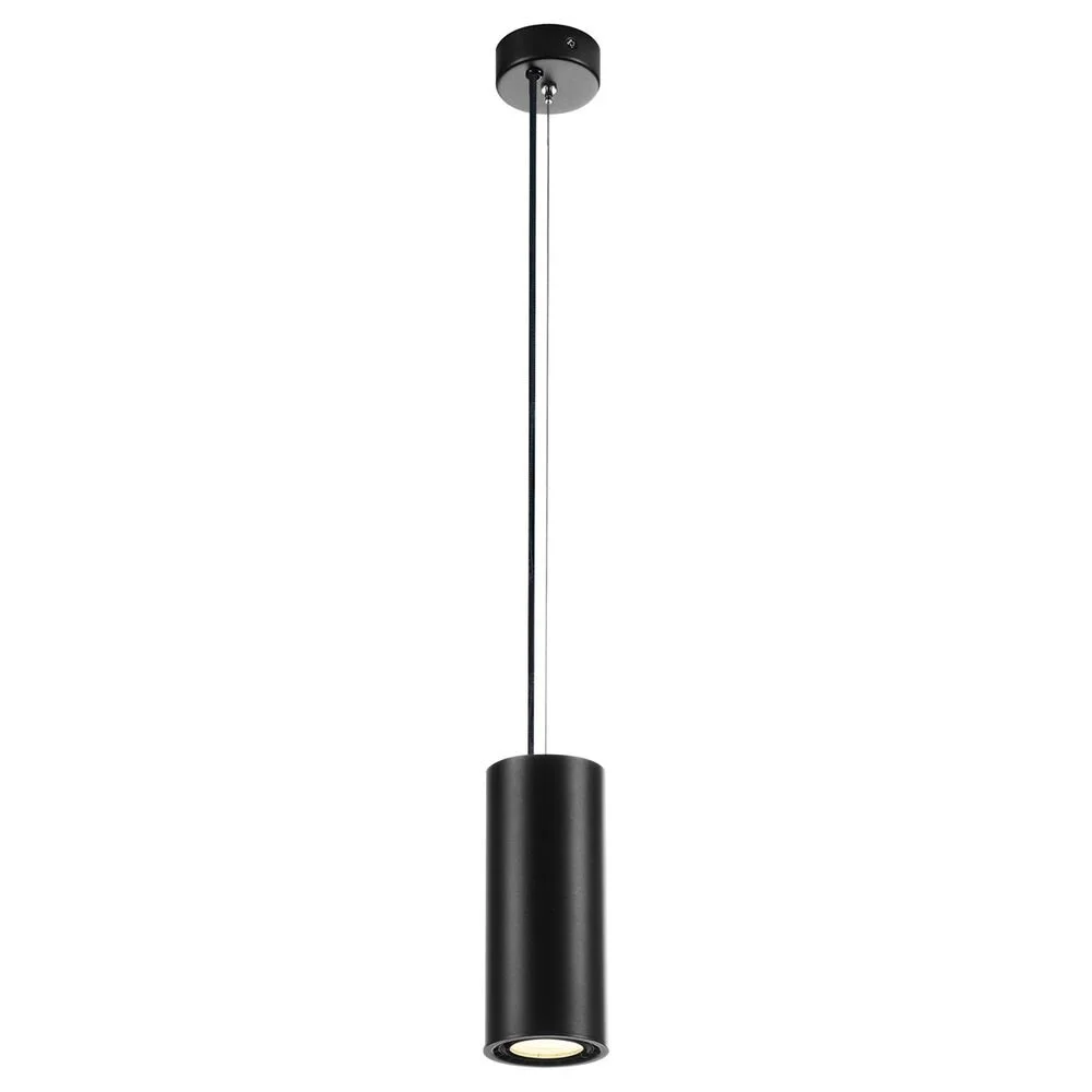 LED Pendelleuchte Supros, rund ø 78 mm, schwarz günstig online kaufen