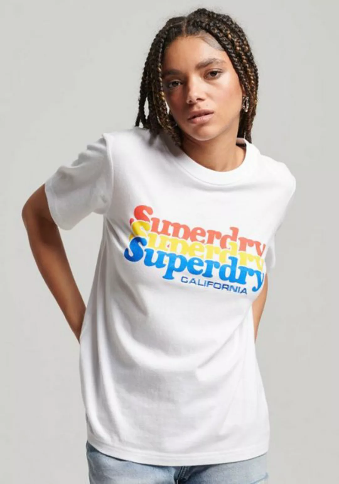 Superdry Rundhalsshirt VINTAGE SCRIPTED INFILL TEE günstig online kaufen