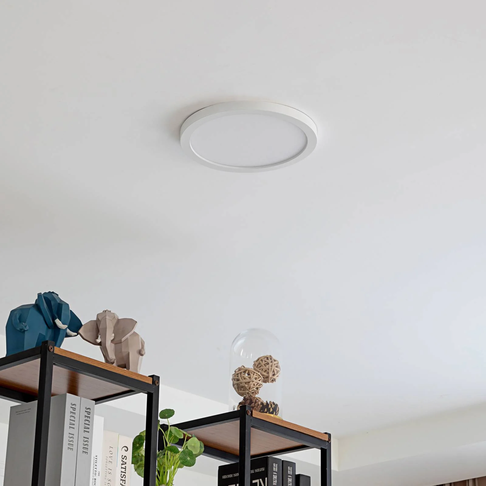 LED-Deckenleuchte Solvie, weiß, rund, Ø 30 cm günstig online kaufen
