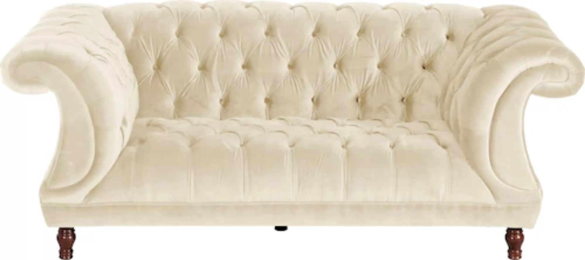 Max Winzer® Chesterfield-Sofa »Isabelle«, Knopfheftung & gedrechselten Füße günstig online kaufen