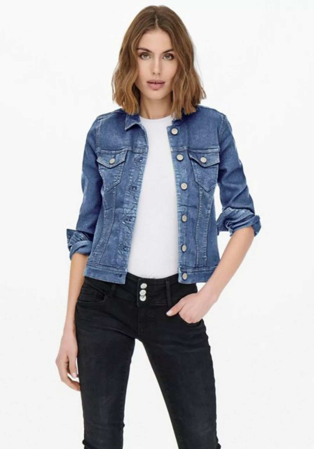 Only Damen Jeansjacke ONLWONDER - Regular Fit günstig online kaufen