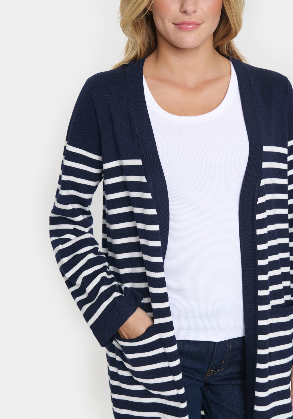 Saint Tropez Strickjacke "GrilaSZ Open Cardigan" günstig online kaufen