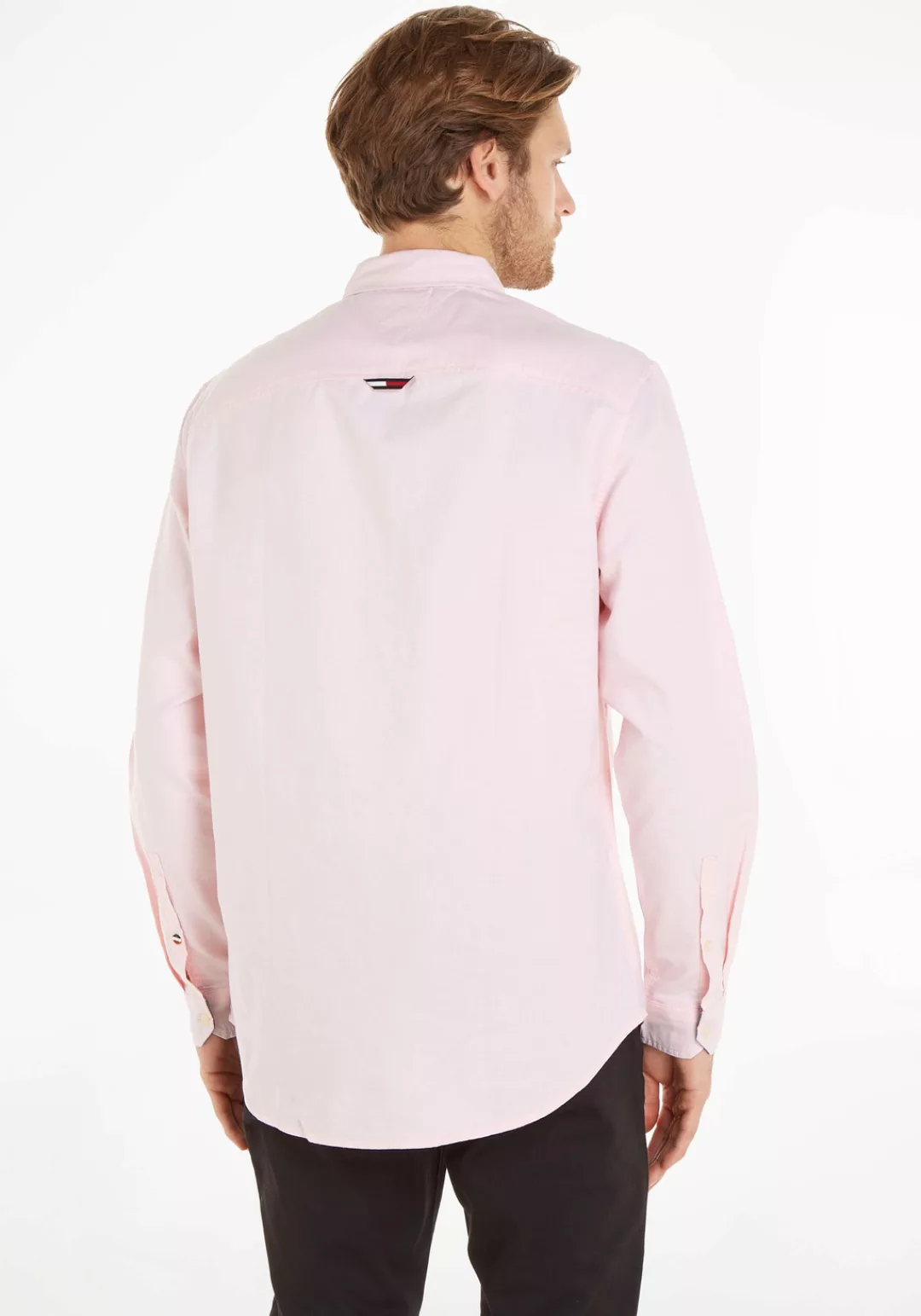 Tommy Jeans Langarmhemd TJM CLASSIC OXFORD SHIRT mit Knopfleiste günstig online kaufen