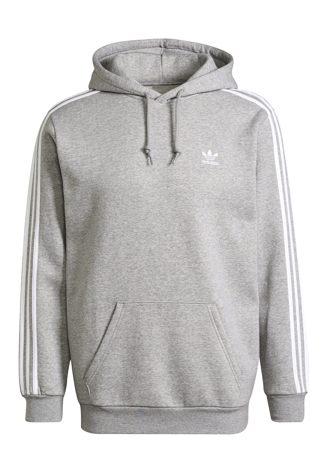 Adidas Originals 3 Stripes Kapuzenpullover 2XL Medium Grey Heather günstig online kaufen