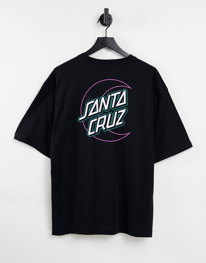 Santa Cruz – Empty Moon – T-Shirt aus Bio-Baumwolle in Schwarz mit Rückenpr günstig online kaufen