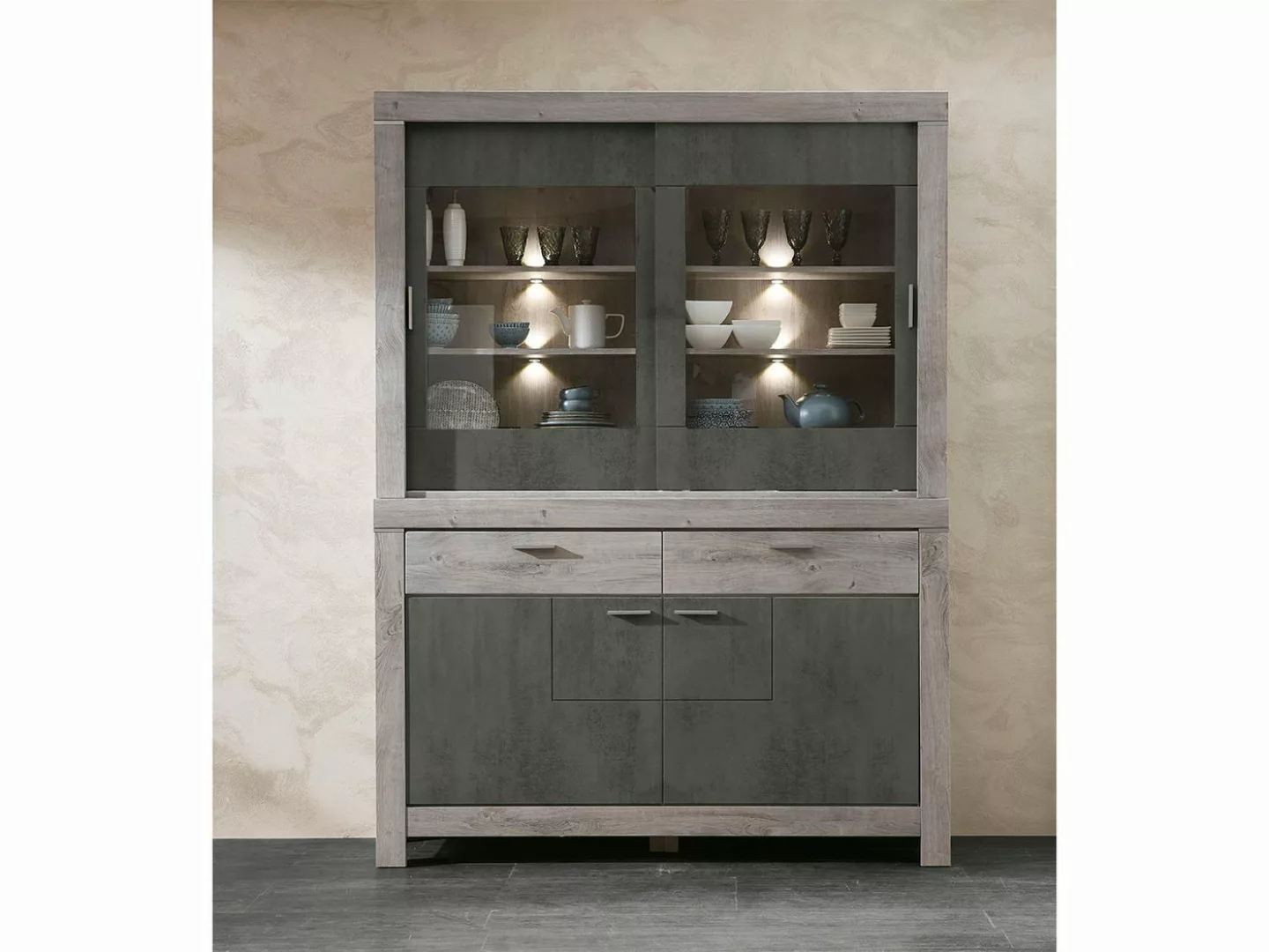 möbelando Buffet Gravesend 156 x 211 x 42 cm (B/H/T) günstig online kaufen