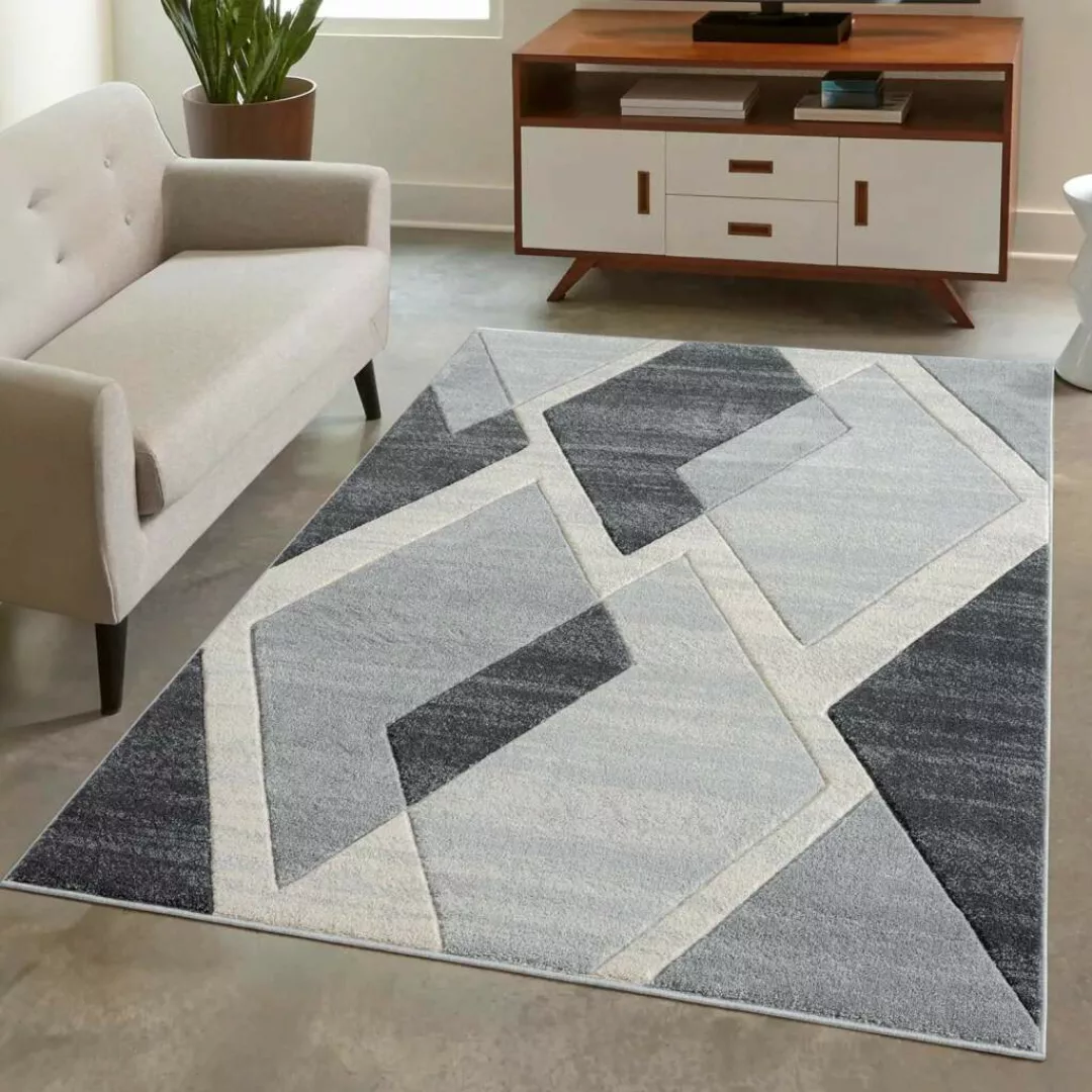 Carpet City Teppich »BONITO7167«, rechteckig, 11 mm Höhe, Flachflor, Hochti günstig online kaufen