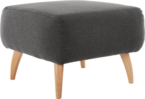 Home affaire Hocker »Baggio«, mit Holzfüßen günstig online kaufen
