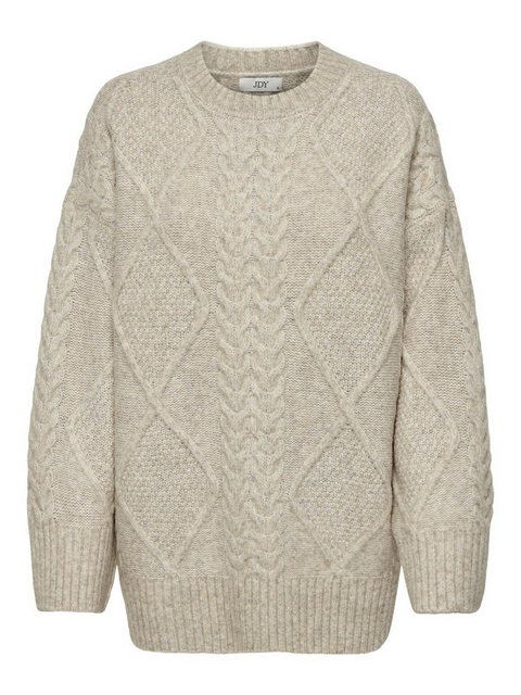 JDY Rundhalspullover JDYSILJA L/S LONG CABLE PULLOV. KNT NOOS günstig online kaufen