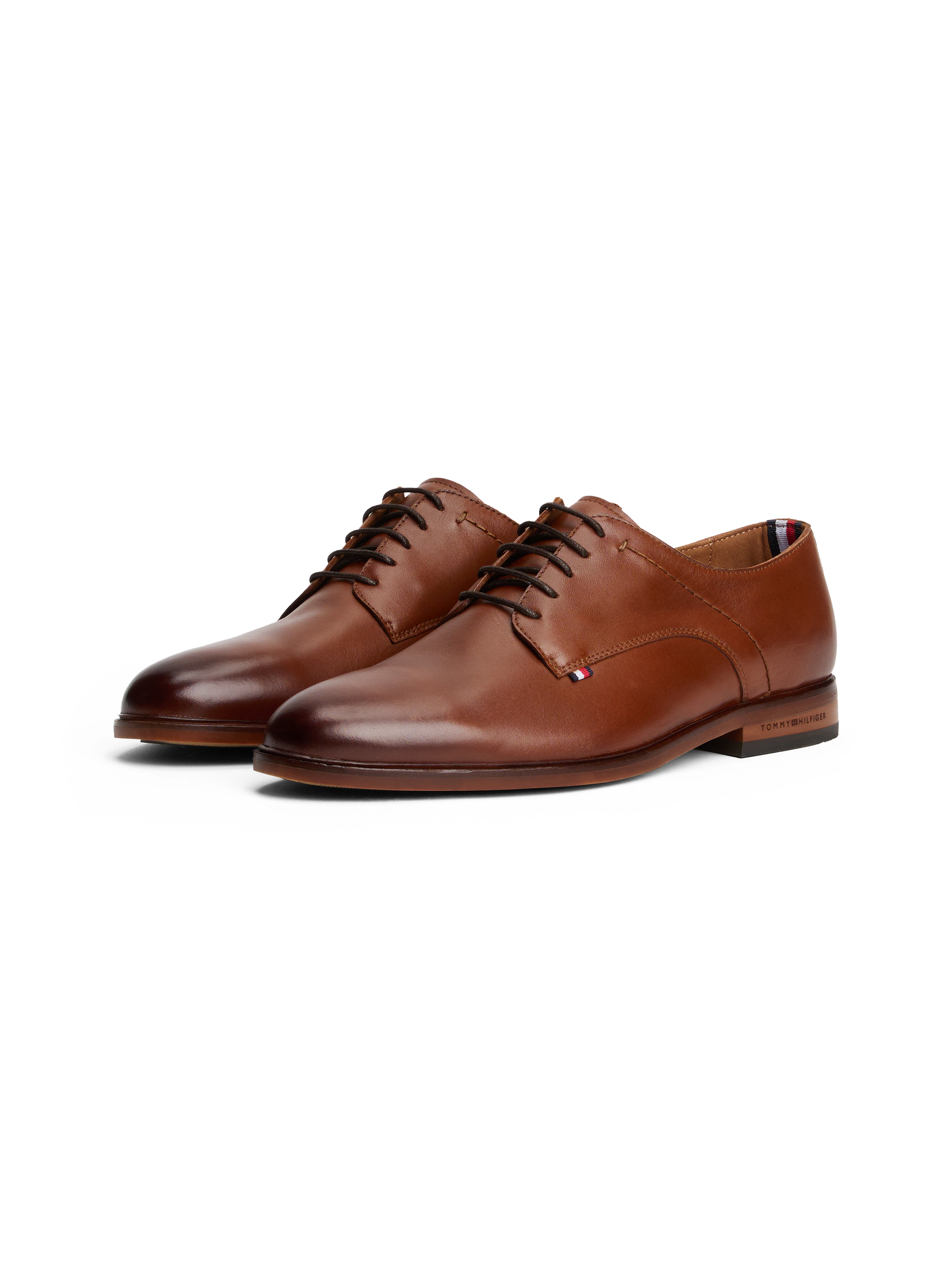 Tommy Hilfiger Schnürschuh "HILFIGER THUNIT LTH SHOE", Blockabsatz, Busines günstig online kaufen