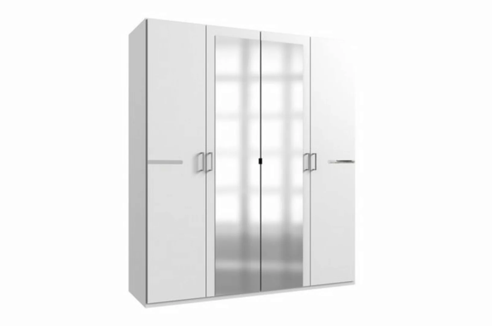 freiraum Drehtürenschrank Anna in WEISS - 180x208x58cm (BxHxT) günstig online kaufen