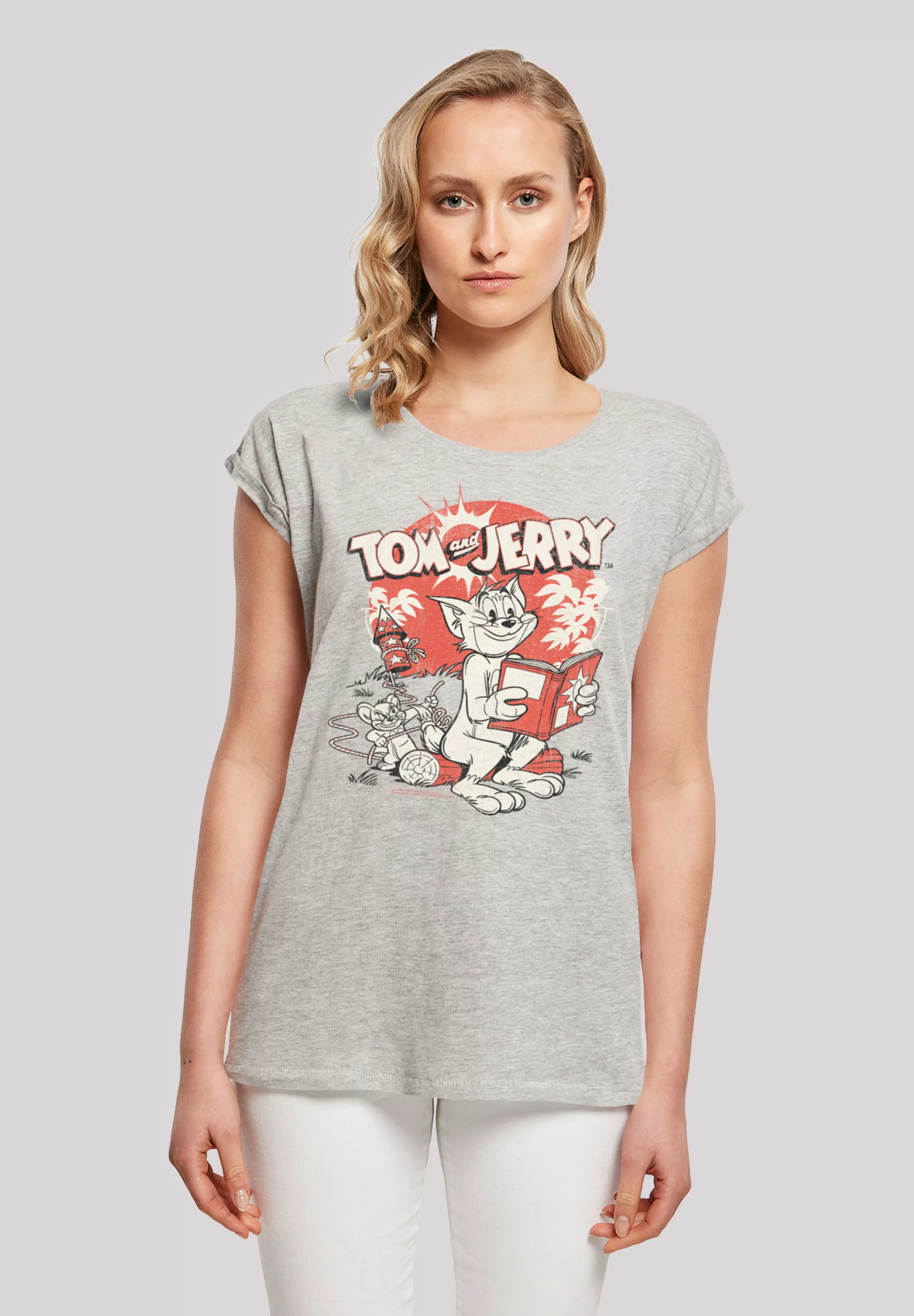 F4NT4STIC T-Shirt "Tom and Jerry TV Serie Rocket Prank", Print günstig online kaufen