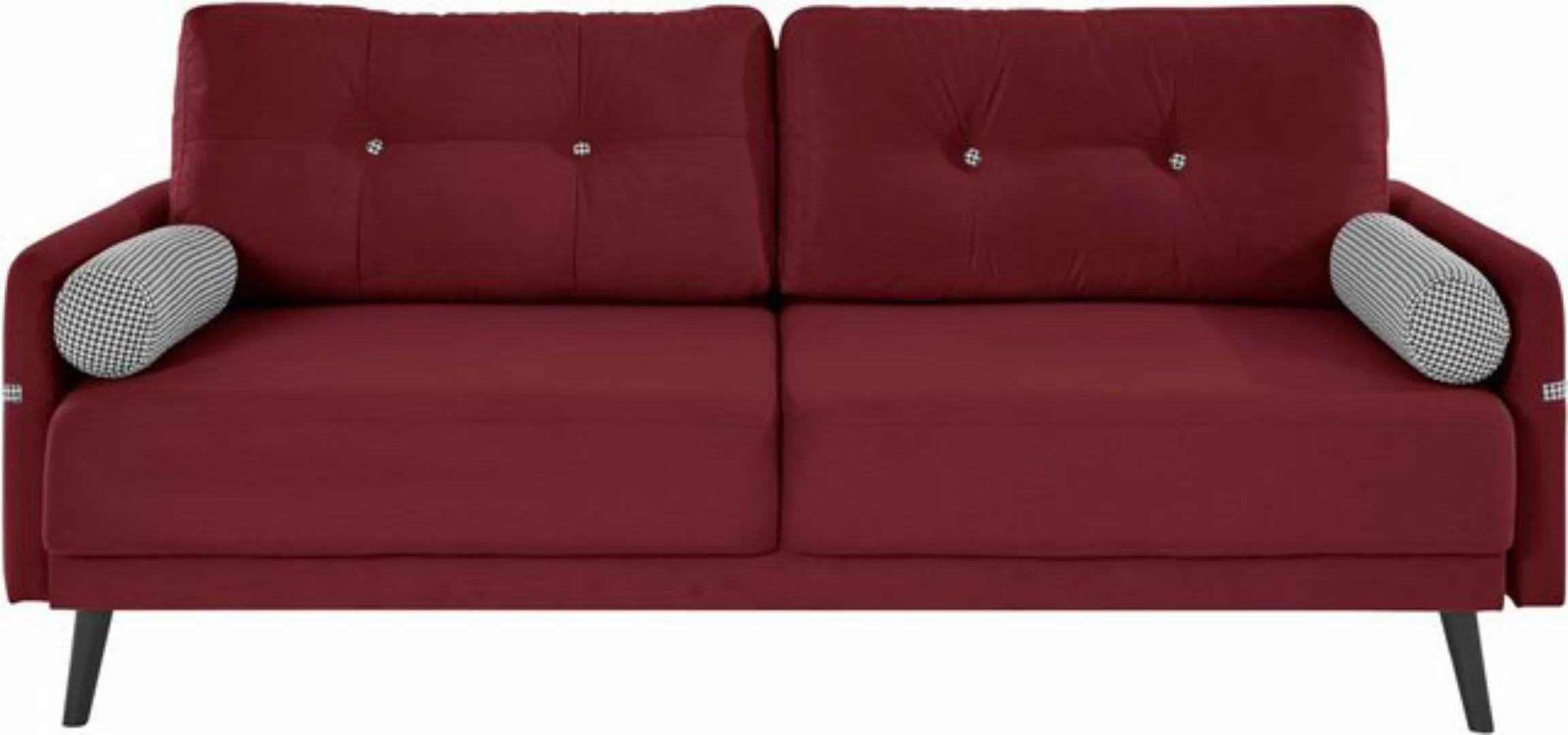 INOSIGN Schlafsofa, incl. Bettfunktion und Bettkasten, Seitentache im Armte günstig online kaufen