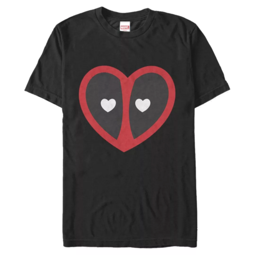 Marvel - Deadpool - Deadpool Heart Logo - Valentinstag - Männer T-Shirt günstig online kaufen