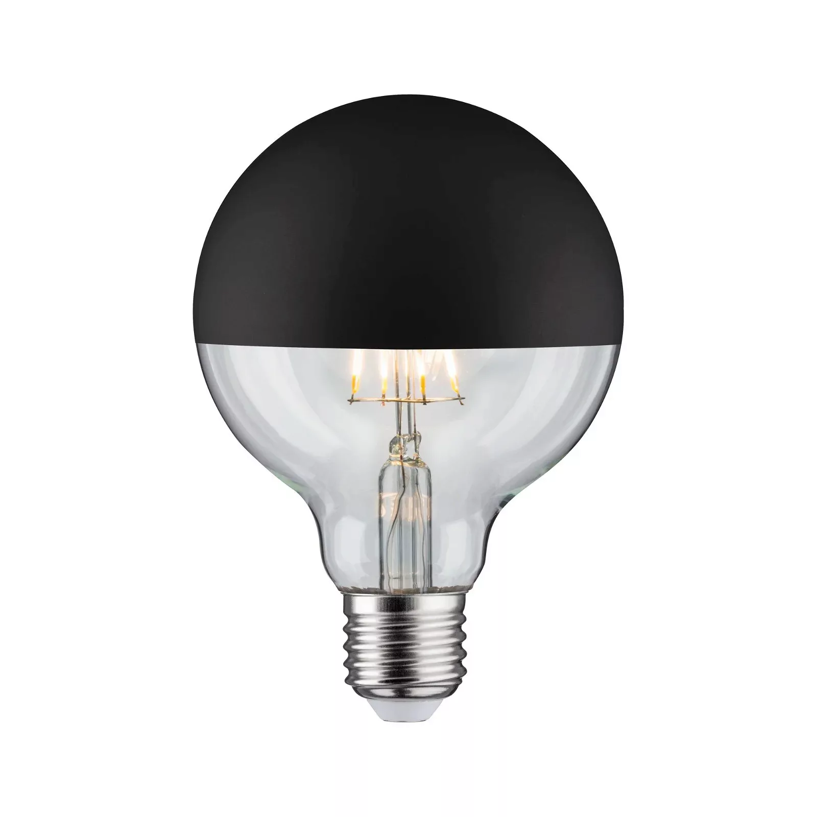 LED-Lampe E27 827 6,5W Kopfspiegel schwarz matt günstig online kaufen