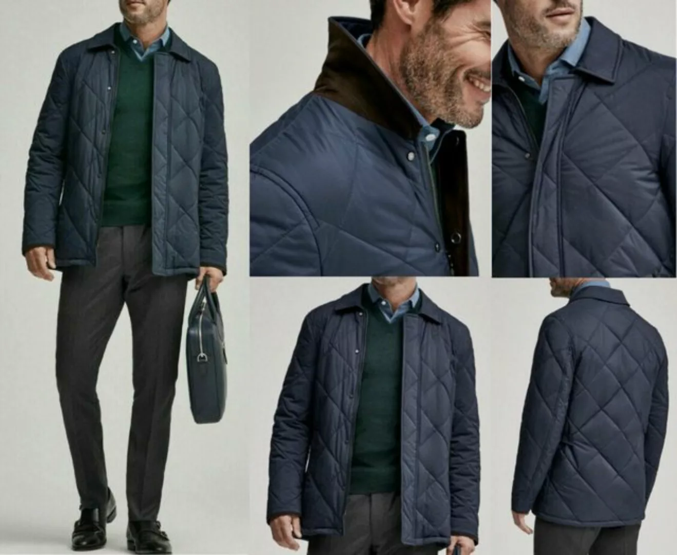 Hackett London Winterjacke Hackett London Mayfair Quilted Horsey Jacket Jac günstig online kaufen