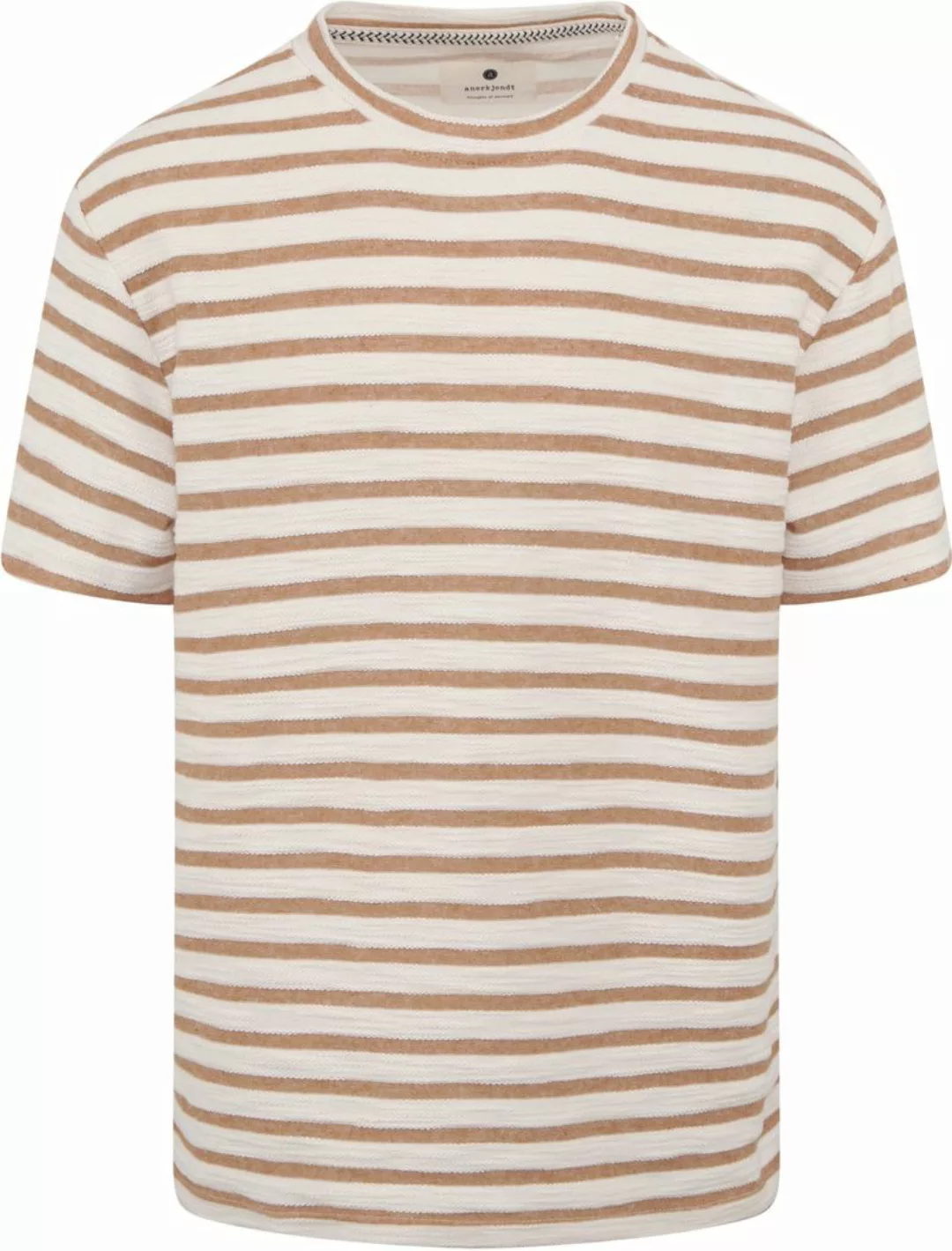 Anerkjendt Kikki T-shirt Orange Gestreift - Größe M günstig online kaufen