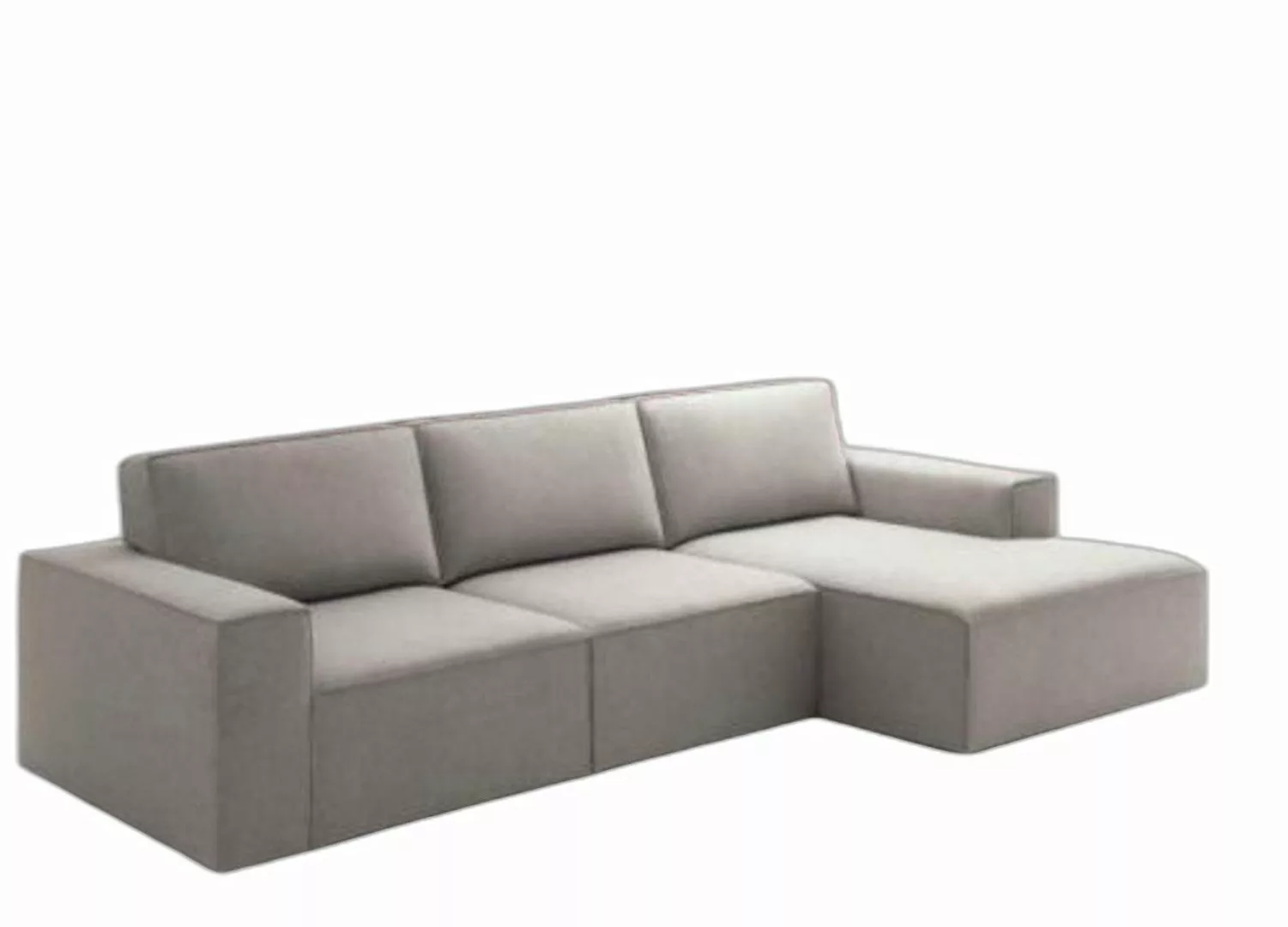 Xlmoebel Ecksofa Zeitgenössisches Premium Ecksofa Holzstoff L-Form alfitali günstig online kaufen