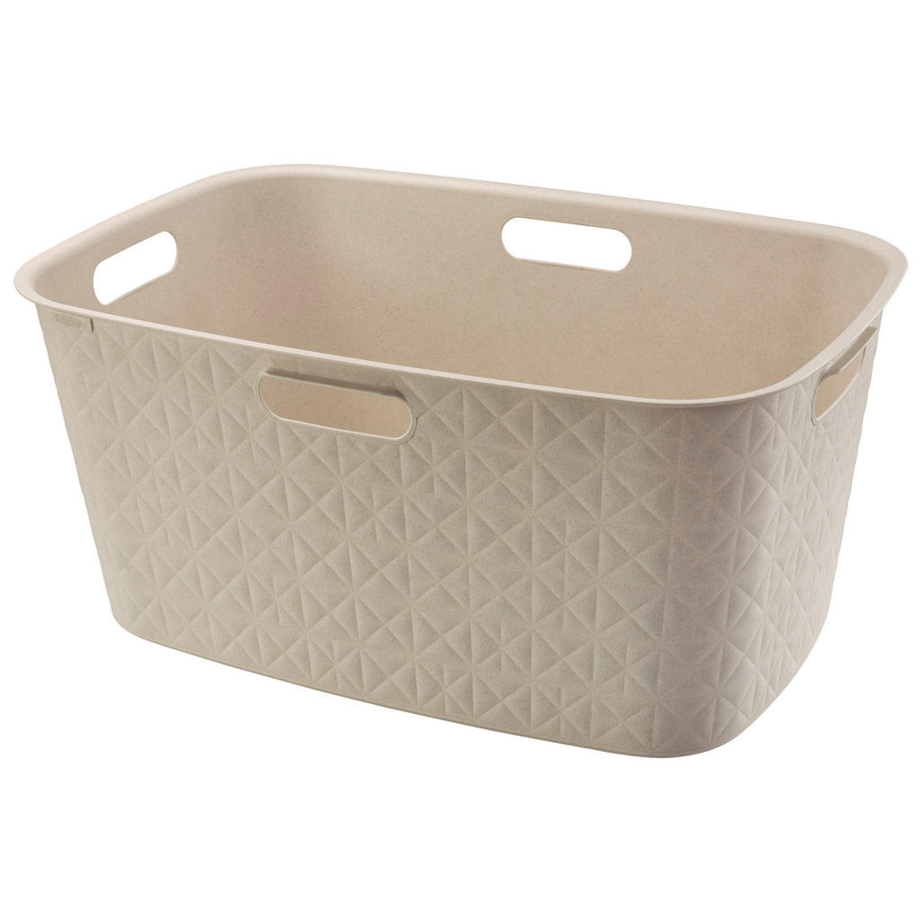 Curver Wäschekorb Softex creme B/H/L: ca. 37x27x57 cm günstig online kaufen