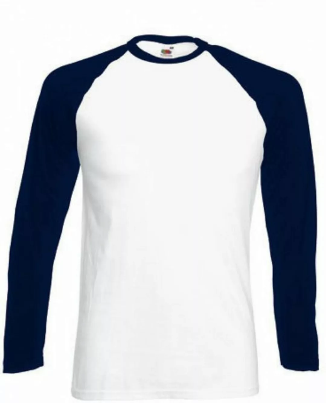 Fruit of the Loom Langarmshirt Long Sleeve Baseball Herren T-Shirt günstig online kaufen