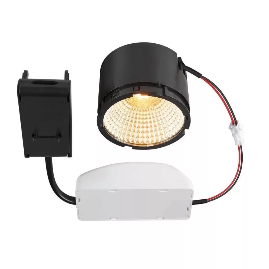 LED Deckeneinbauleuchte New Tria in Schwarz 13,3W 1200lm 3000K 60° günstig online kaufen