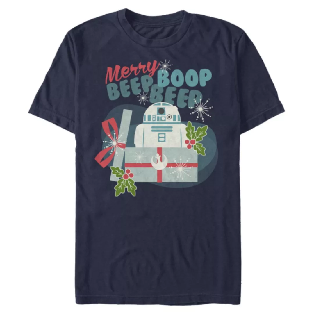 Star Wars - R2-D2 Beep R2 Merry - Weihnachten - Männer T-Shirt günstig online kaufen