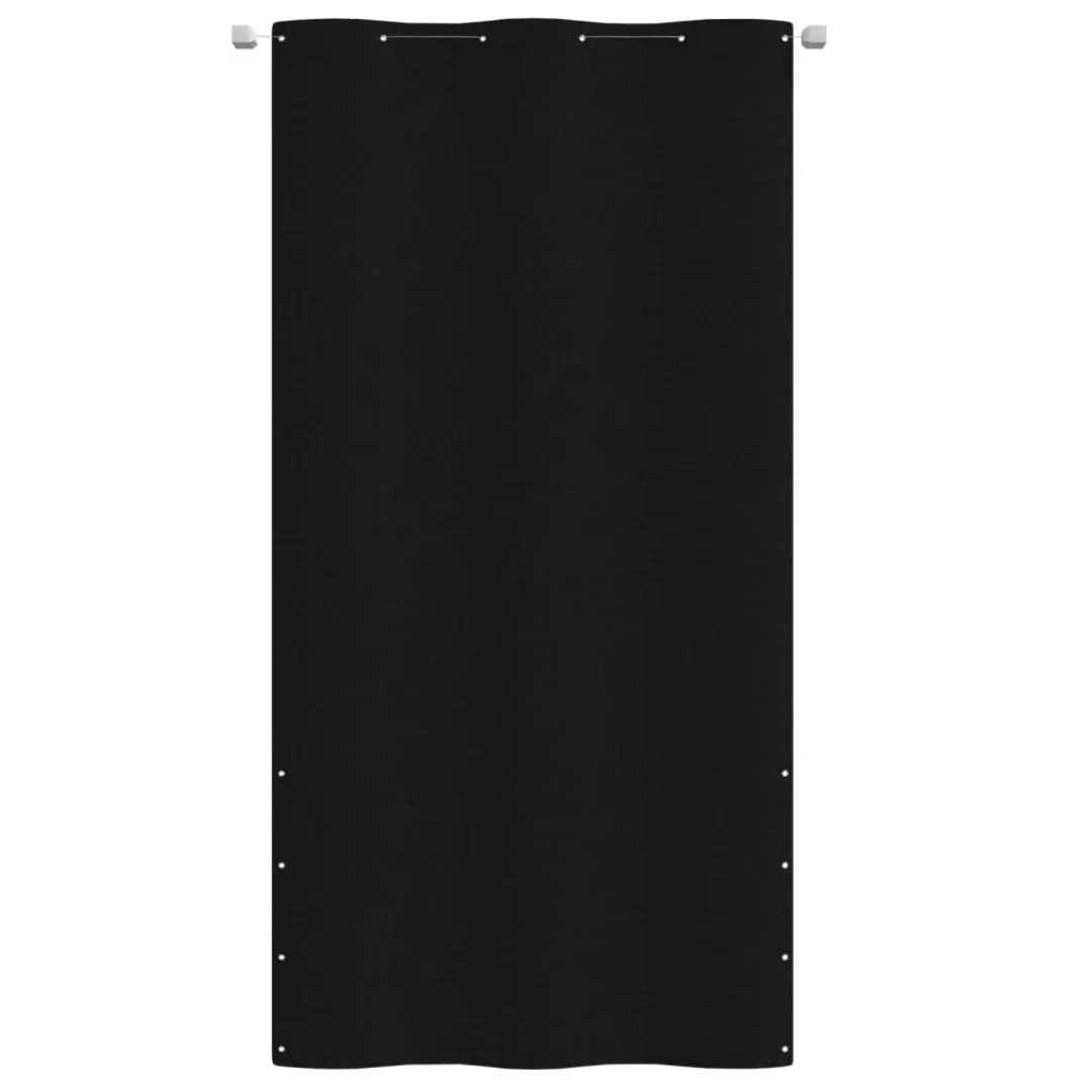 Vidaxl Balkon-sichtschutz Schwarz 120x240 Cm Oxford-gewebe günstig online kaufen