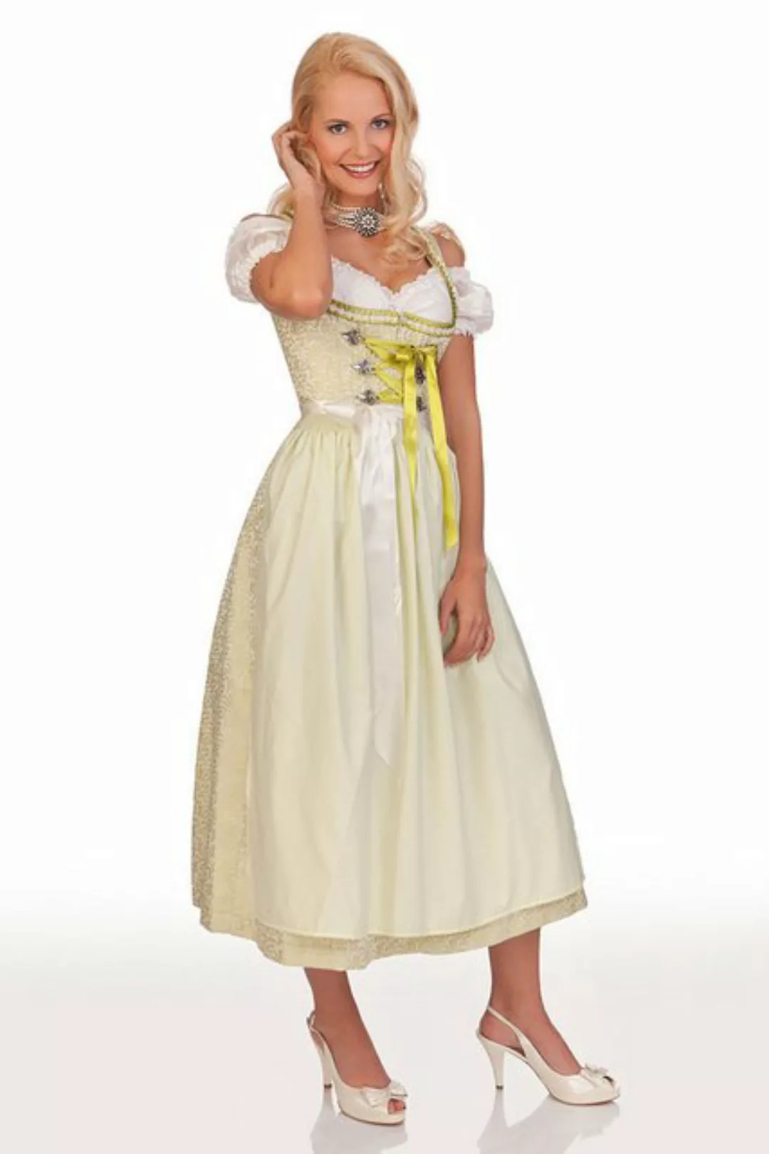 Melega Dirndl Dirndl lang 2tlg. - FAVOLA - hellgrün günstig online kaufen