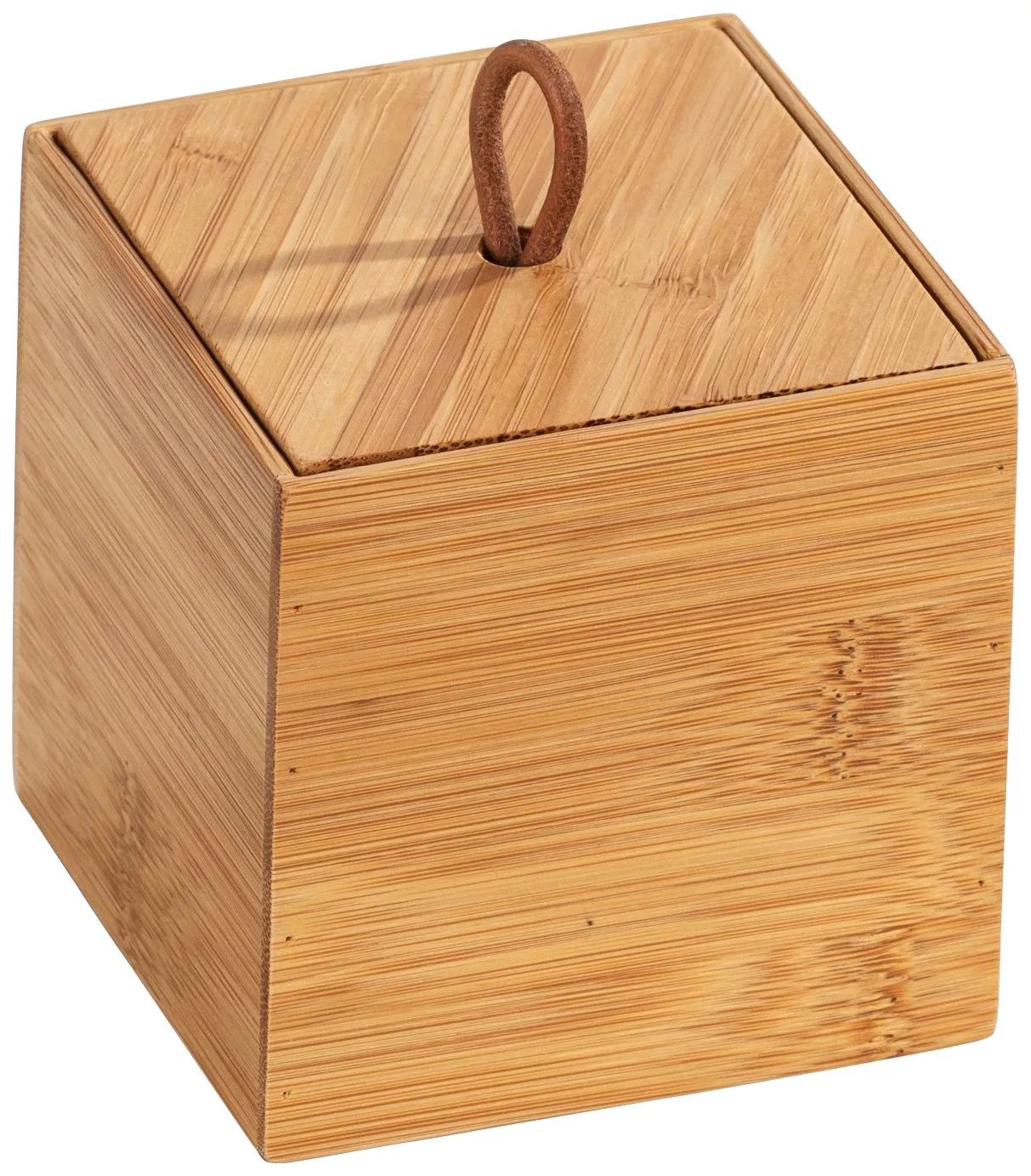 WENKO Bambus Box Terra M mit Deckel 2er Set braun günstig online kaufen